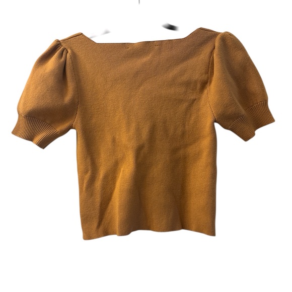 Endless Rose Tan Ruched Crop Top - Picture 2 of 4